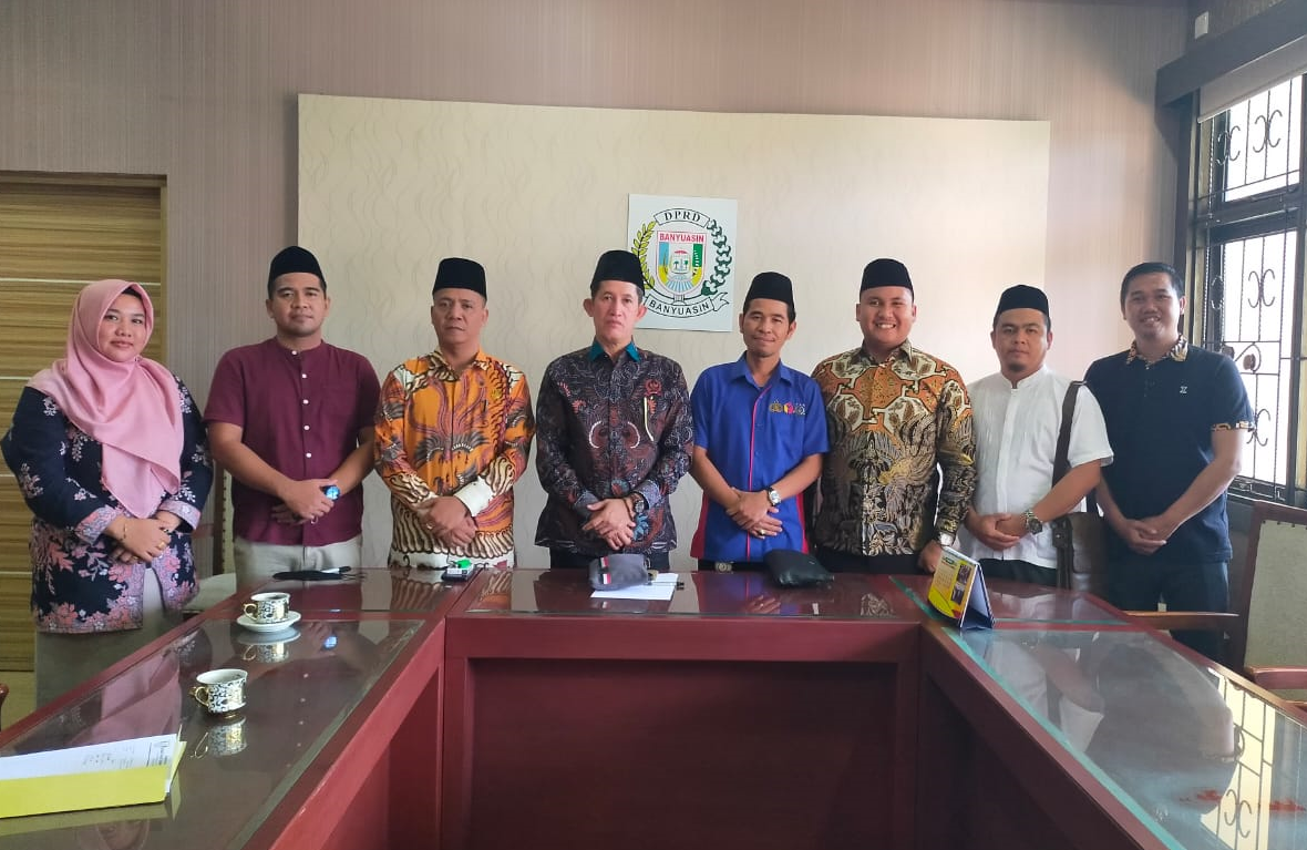 AUDIENSI BERSAMA DPRD BANYUASIN "Upaya Sinergitas Kelembagaan di Kabupaten Banyuasin”