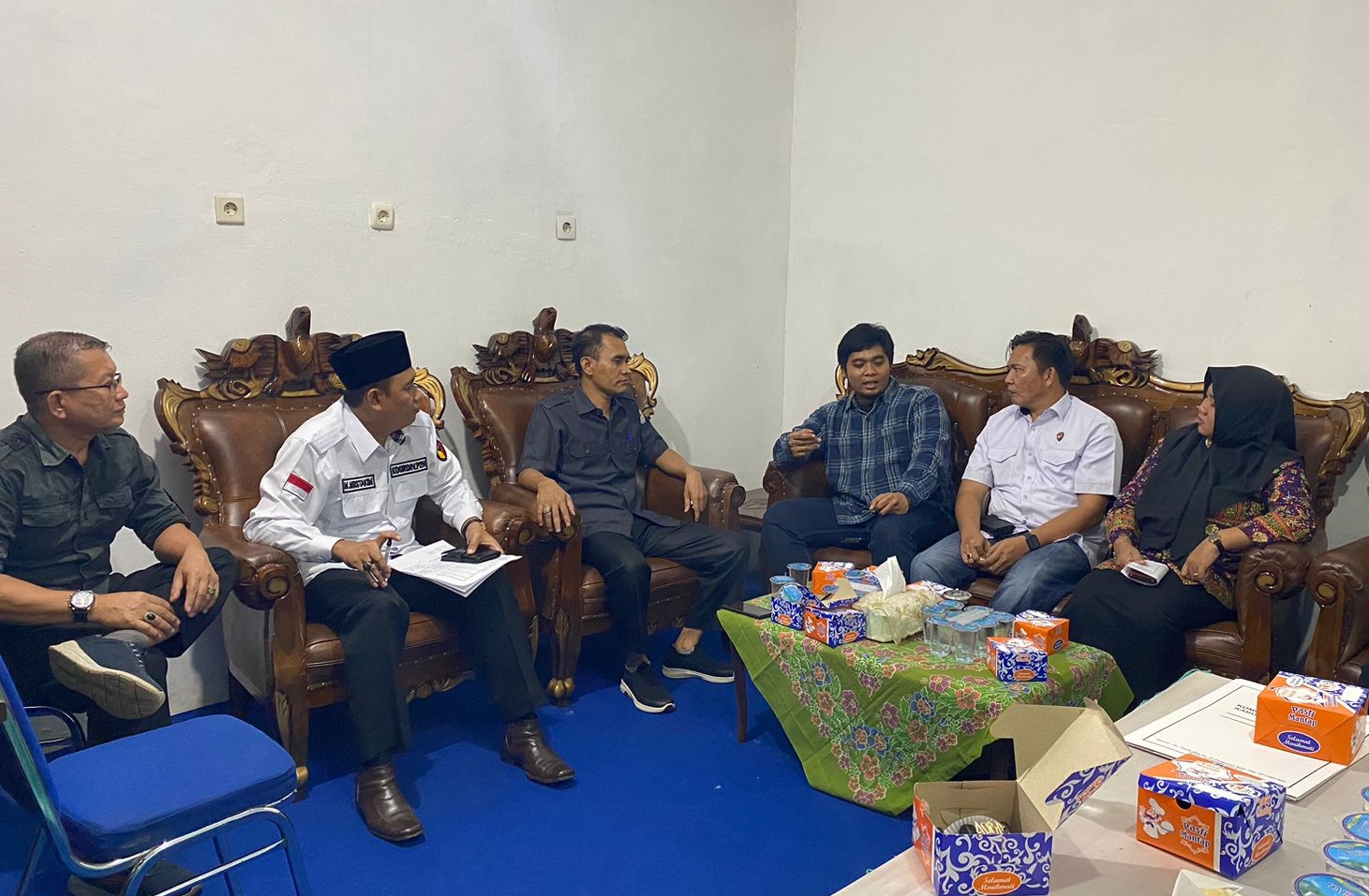 BAWASLU BANYUASIN KOORDINASI DENGAN KPU DAN POLRES BANYUASIN MENJELANG PENETAPAN DPT