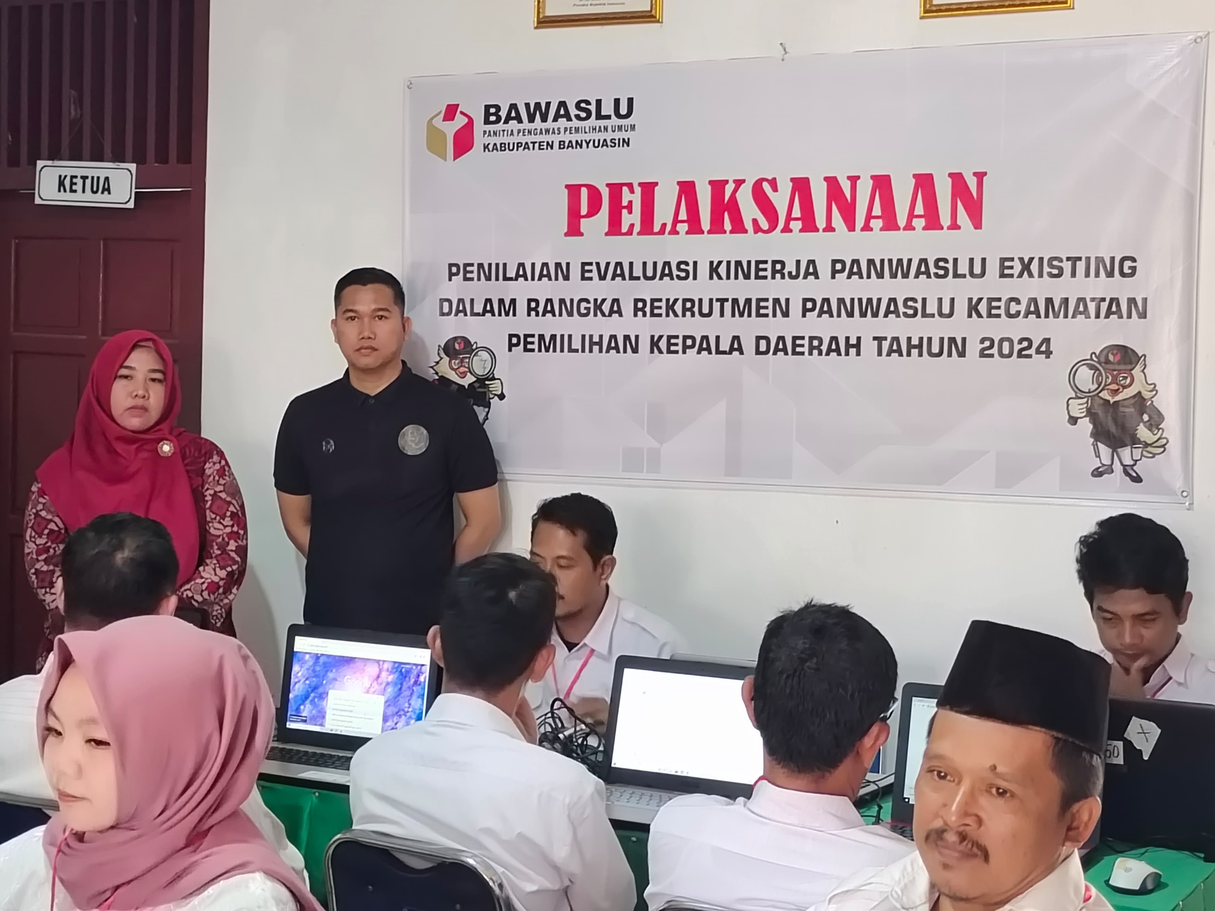 Gelar Evaluasi Kinerja Panwaslu Kecamatan Existing Bawaslu Kabupaten Banyuasin