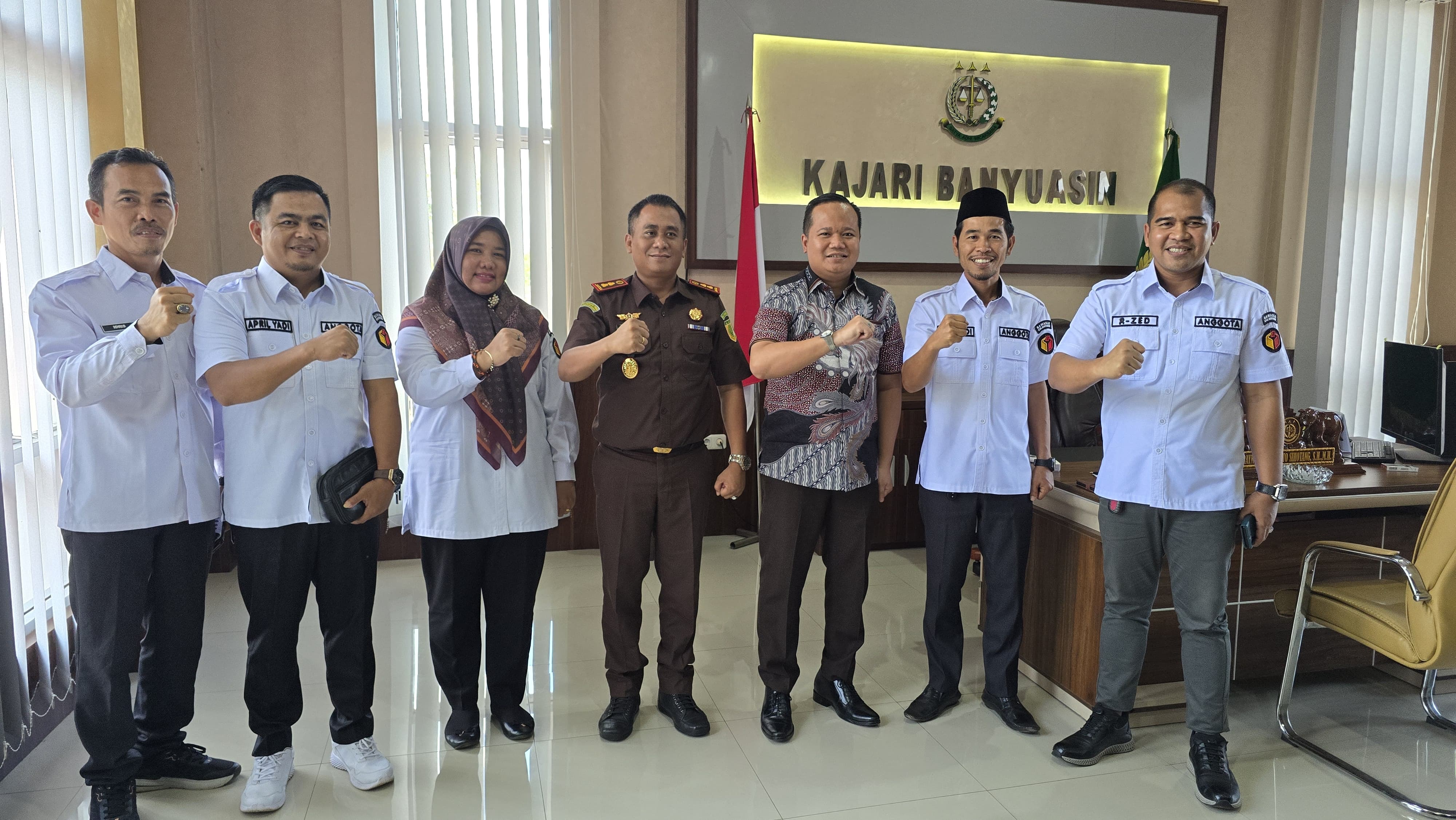 Lakukan Audiensi Bersama Kajari Banyuasin, Siti Holijah:  Perkuat Hubungan Antar Lembaga Untuk Pemilihan Damai 2024