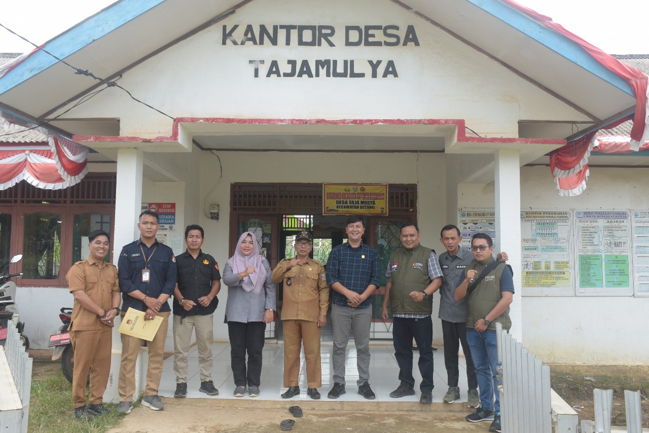 Bawaslu dan KPU Banyuasin Lakukan Coktas di Desa Taja Mulya, Kecamatan Betung