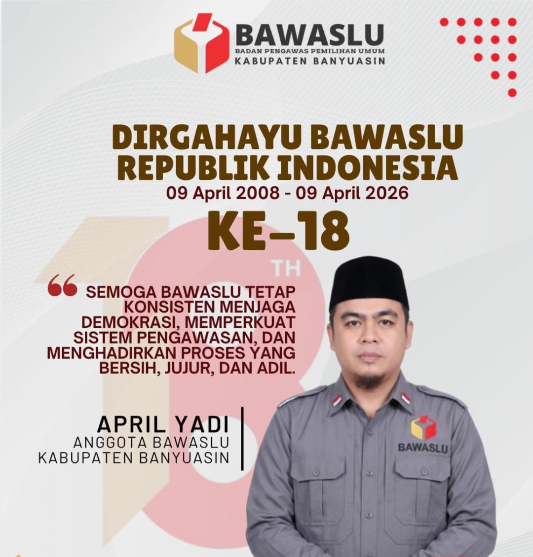 HUT Bawaslu ke 18