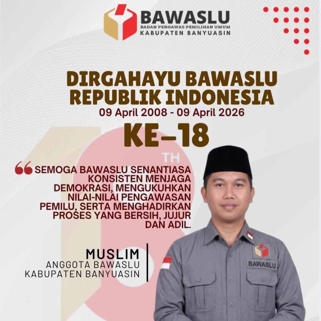 HUT Bawaslu ke 18