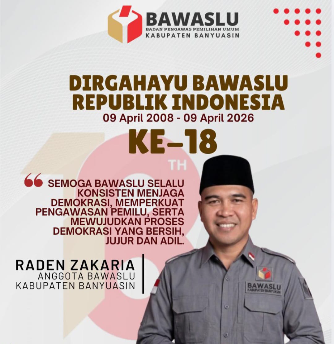 HUT Bawaslu ke 18