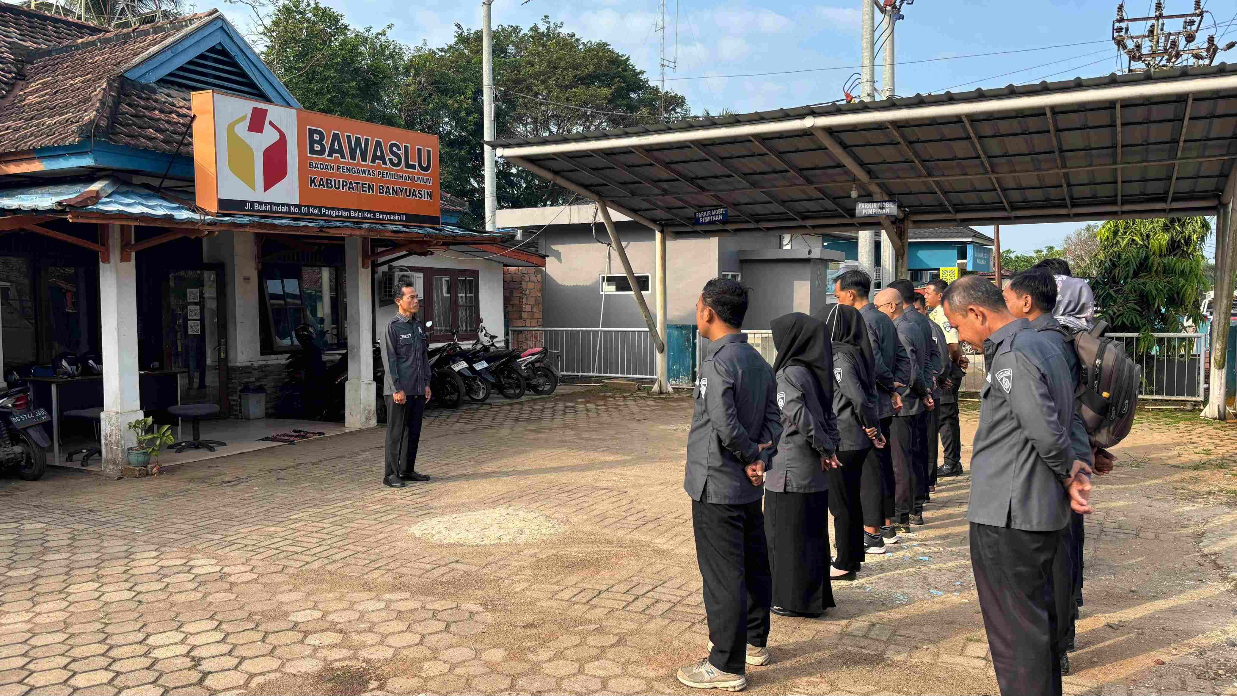 Bawaslu Banyuasin Gelar Apel Pagi, Ciptakan Budaya Disiplin