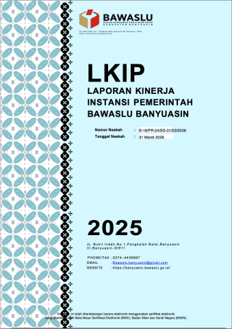 LKIP KASEK BAWASLU BANYUASIN TAHUN 2025