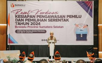 Rakor Kesiapan Pengawas Pemilu 2024. Abhan : Ada 3 hal yg harus di Persiapkan