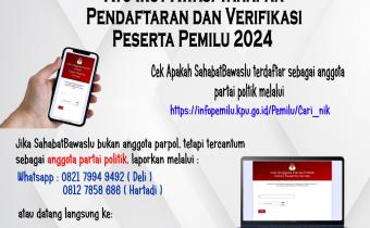 Buka Posko Aduan Masyarakat Terkait Penggunaan Data Diri Tanpa Izin Dalam Pendaftaran Parpol