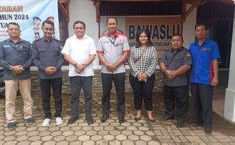 BIN Datangi Kantor Bawaslu Banyuasin