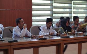 BAWASLU BANYUASIN HADIRI RAPAT PEMBAHASAN ANGGARAN PILKADA SERENTAK 2024