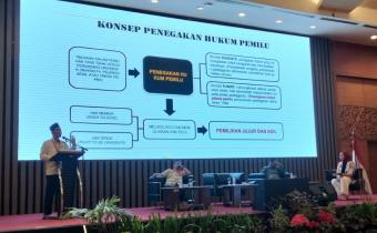 Ketua Bawaslu Menjadi Narasumber Pada Acara Rakor Lintas Sektor Pengamanan Pemilu Tahun 2023/2024