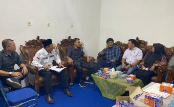 BAWASLU BANYUASIN KOORDINASI DENGAN KPU DAN POLRES BANYUASIN MENJELANG PENETAPAN DPT