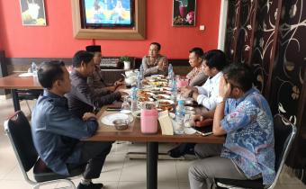 BAWASLU BANYUASIN HADIRI UNDANGAN RAKOR BERSAMA POLRESTABES KOTA PALEMBANG