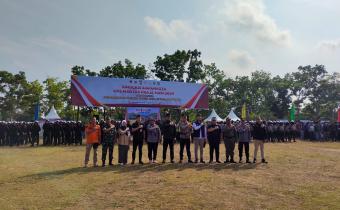 Bawaslu Banyuasin Hadiri Simulasi Sispamkota Pengamanan Pemilu Tahun 2024