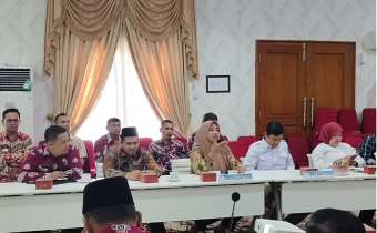 Siti Holijah Paparkan Persiapan Pengawasan Bawaslu Banyuasin pada Koordinasi Persiapan Pemilihan 2024