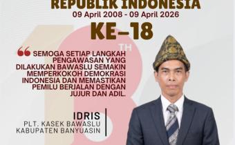 HUT Bawaslu ke 18