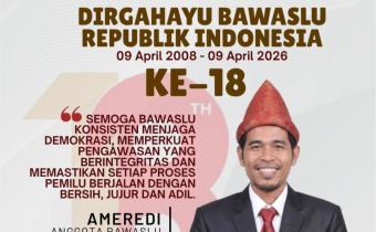 HUT Bawaslu ke 18