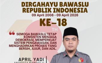 HUT Bawaslu ke 18
