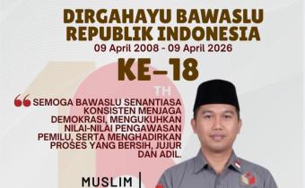 HUT Bawaslu ke 18