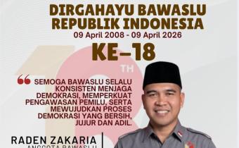 HUT Bawaslu ke 18