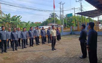 Bawaslu Banyuasin Gelar Apel Senin Pagi, Tegaskan Pentingnya Disiplin Pegawai